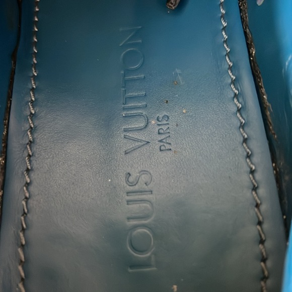 Blue suede Louis Vuitton dress shoes